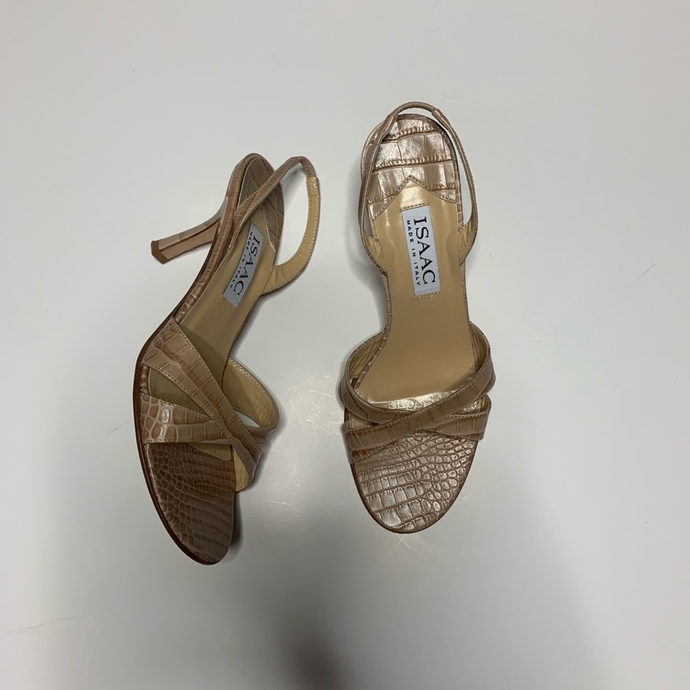 | Isaac snake print pink sandal |